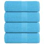 Toallas 4 unidades 100% algodón turquesa 30x30 cm 360 gsm de , Toallas - Ref: Foro24-136969, Precio: 13,38 €, Descuento: %
