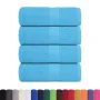 Toallas 4 unidades 100% algodón turquesa 30x30 cm 360 gsm de , Toallas - Ref: Foro24-136969, Precio: 13,38 €, Descuento: %