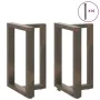 Patas mesa comedor forma T 2uds acero natural 60x35x(72-73)cm de , Patas para mesas - Ref: Foro24-4013055, Precio: 134,10 €, ...