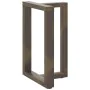 Patas mesa comedor forma T 2uds acero natural 60x35x(72-73)cm de , Patas para mesas - Ref: Foro24-4013055, Precio: 134,10 €, ...