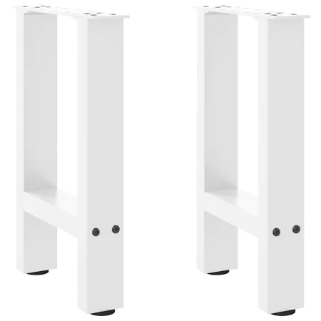 Patas de mesa de centro acero blanco 2 uds 38x(42-43) cm de , Patas para mesas - Ref: Foro24-4013277, Precio: 57,46 €, Descue...