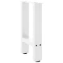 Patas de mesa de centro acero blanco 2 uds 38x(42-43) cm de , Patas para mesas - Ref: Foro24-4013277, Precio: 57,46 €, Descue...