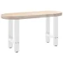 Patas de mesa de centro acero blanco 2 uds 38x(42-43) cm de , Patas para mesas - Ref: Foro24-4013277, Precio: 57,46 €, Descue...