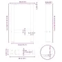 Patas de mesa de centro acero blanco 2 uds 38x(42-43) cm de , Patas para mesas - Ref: Foro24-4013277, Precio: 57,46 €, Descue...