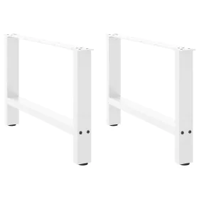 Patas de mesa de centro acero blanco 2 uds 70x(42-43) cm de , Patas para mesas - Ref: Foro24-4013289, Precio: 70,17 €, Descue...