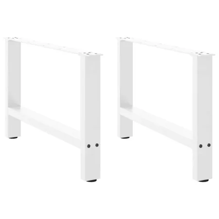 Patas de mesa de centro acero blanco 2 uds 70x(42-43) cm de , Patas para mesas - Ref: Foro24-4013289, Precio: 70,17 €, Descue...