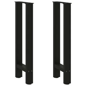 Patas de mesa de centro acero negro 2 uds 38x(72-73) cm von , Tischbeine - Ref: Foro24-4013296, Preis: 68,20 €, Rabatt: %