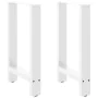 Patas de mesa de centro acero blanco 2 uds 60x(72-73) cm de , Patas para mesas - Ref: Foro24-4013305, Precio: 96,78 €, Descue...