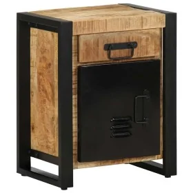 Mesita de noche madera maciza de mango 40x30x50 cm by , Nightstands - Ref: Foro24-4013559, Price: 115,80 €, Discount: %