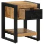 Mesita de noche madera maciza de mango 35x34x45 cm de , Mesitas de noche - Ref: Foro24-4013567, Precio: 103,09 €, Descuento: %