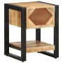 Mesita de noche madera maciza de mango 35x34x45 cm de , Mesitas de noche - Ref: Foro24-4013567, Precio: 103,09 €, Descuento: %