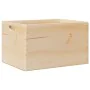 Caja de madera con asas madera maciza pino 40x30x23 cm de , Cestas para almacenaje - Ref: Foro24-4017394, Precio: 39,85 €, De...