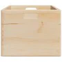 Caja de madera con asas madera maciza pino 40x30x23 cm de , Cestas para almacenaje - Ref: Foro24-4017394, Precio: 39,85 €, De...