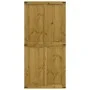 Puerta de granero CORONA madera maciza pino 100x210 cm de , Puertas - Ref: Foro24-4103418, Precio: 244,61 €, Descuento: %