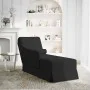 Chaise longue respaldo reposabrazos derecho terciopelo negro de , Divanes - Ref: Foro24-4009787, Precio: 101,64 €, Descuento: %
