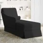 Chaise longue respaldo reposabrazos derecho terciopelo negro de , Divanes - Ref: Foro24-4009787, Precio: 101,64 €, Descuento: %