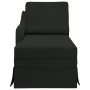 Chaise longue respaldo reposabrazos derecho terciopelo negro de , Divanes - Ref: Foro24-4009787, Precio: 101,64 €, Descuento: %