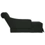 Chaise longue respaldo reposabrazos derecho terciopelo negro de , Divanes - Ref: Foro24-4009787, Precio: 101,64 €, Descuento: %
