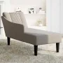 Chaise longue con reposabrazos derecho tela color topo de , Divanes - Ref: Foro24-4009803, Precio: 113,38 €, Descuento: %