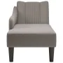 Chaise longue con reposabrazos derecho tela color topo de , Divanes - Ref: Foro24-4009803, Precio: 113,38 €, Descuento: %