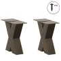 Patas de mesa centro forma X 2uds acero natural 40x(30-31) cm de , Patas para mesas - Ref: Foro24-4012935, Precio: 78,05 €, D...
