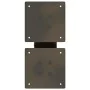 Patas de mesa centro forma X 2uds acero natural 40x(30-31) cm de , Patas para mesas - Ref: Foro24-4012935, Precio: 78,05 €, D...
