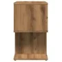 Mesita de noche madera de ingeniería roble artisian by , Nightstands - Ref: Foro24-856536, Price: 35,88 €, Discount: %