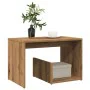 Mesa auxiliar de madera de ingeniería roble artisan 59x36x38 cm by , Side tables - Ref: Foro24-856541, Price: 33,61 €, Discou...