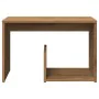 Mesa auxiliar de madera de ingeniería roble artisan 59x36x38 cm by , Side tables - Ref: Foro24-856541, Price: 33,61 €, Discou...
