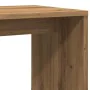 Mesa auxiliar de madera de ingeniería roble artisan 59x36x38 cm by , Side tables - Ref: Foro24-856541, Price: 33,61 €, Discou...