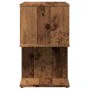 Mesita de noche madera contrachapada envejecida 50x30x51,5cm de , Mesitas de noche - Ref: Foro24-856534, Precio: 35,66 €, Des...