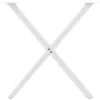 Patas para mesa de comedor en forma de X 2 uds acero blanco by , Table legs - Ref: Foro24-4012921, Price: 66,51 €, Discount: %