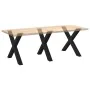 Patas para mesa de comedor en forma de X 3 uds acero negro by , Table legs - Ref: Foro24-4012996, Price: 147,85 €, Discount: %