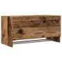 Armario de madera contrachapada envejecida 70x32,5x35 cm de , Armarios roperos - Ref: Foro24-856618, Precio: 38,56 €, Descuen...