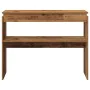 Mesa consola madera de ingeniería envejecida 80x30x102 cm by , Side tables - Ref: Foro24-856626, Price: 56,28 €, Discount: %