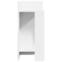 Mesa auxiliar con estante negra 25,5x27x60 cm by , Side tables - Ref: Foro24-858544, Price: 31,74 €, Discount: %