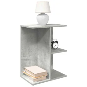 Mesita de noche madera contrachapada gris hormigón 46,5x29x61cm von , Nachttische - Ref: Foro24-858656, Preis: 37,69 €, Rabat...