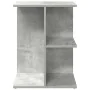 Mesita de noche madera contrachapada gris hormigón 46,5x29x61cm de , Mesitas de noche - Ref: Foro24-858656, Precio: 37,69 €, ...