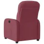 Sillón reclinable de tela rojo tinto de , Sillones - Ref: Foro24-4015525, Precio: 178,39 €, Descuento: %