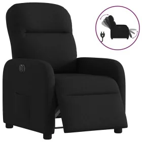 Sillón reclinable eléctrico de tela negro de , Sillones - Ref: Foro24-3302954, Precio: 235,90 €, Descuento: %