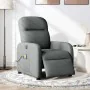 Sillón reclinable de masaje eléctrico tela gris oscuro by , Armchairs - Ref: Foro24-3302963, Price: 265,04 €, Discount: %