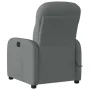 Sillón reclinable de masaje eléctrico tela gris oscuro by , Armchairs - Ref: Foro24-3302963, Price: 265,04 €, Discount: %