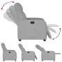 Sillón reclinable de tela gris nube de , Sillones - Ref: Foro24-4015531, Precio: 191,18 €, Descuento: %