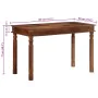 Mesa de comedor madera maciza de acacia 120x60x77 cm de , Mesas de cocina y de comedor - Ref: Foro24-4102366, Precio: 221,67 ...