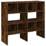 Zapateros 2 uds apilables roble ahumado 89,5x30x40 cm de , Organizadores de vestidores y perchas de barra - Ref: Foro24-85884...