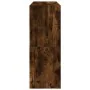 Zapateros 2 uds apilables roble ahumado 89,5x30x40 cm de , Organizadores de vestidores y perchas de barra - Ref: Foro24-85884...