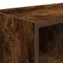 Zapateros 2 uds apilables roble ahumado 89,5x30x40 cm de , Organizadores de vestidores y perchas de barra - Ref: Foro24-85884...