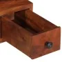 Espejo de pared con cajones madera maciza de acacia 60x33x90 cm de , Espejos - Ref: Foro24-4102372, Precio: 146,26 €, Descuen...