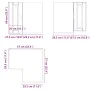 Mueble de cocina esquina pared Porto roble artesanal de , Armarios de cocina - Ref: Foro24-854106, Precio: 86,25 €, Descuento: %