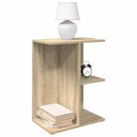 Mesita de noche madera de ingeniería roble sonoma 46,5x29x61 cm de , Mesitas de noche - Ref: Foro24-858654, Precio: 35,56 €, ...